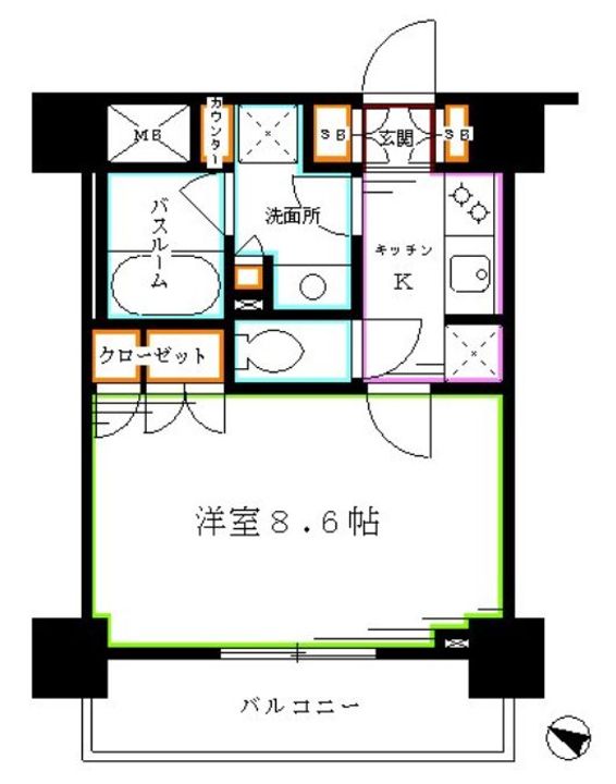 iーSuite HigashiNakanoの間取り