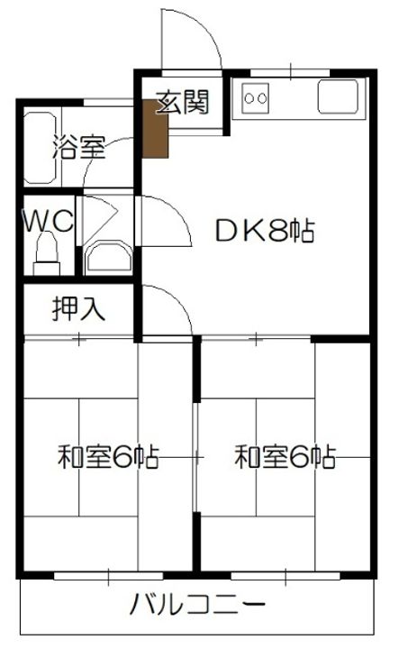 メゾン三宅の間取り