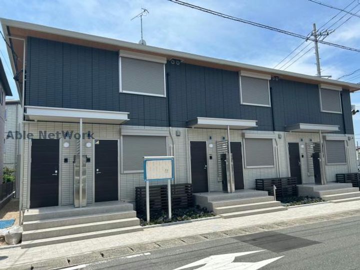 愛知県蒲郡市清田町三反田(アパート)の賃貸物件の地図