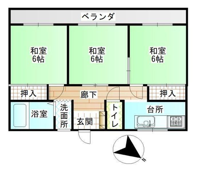 和光ハイムの間取り
