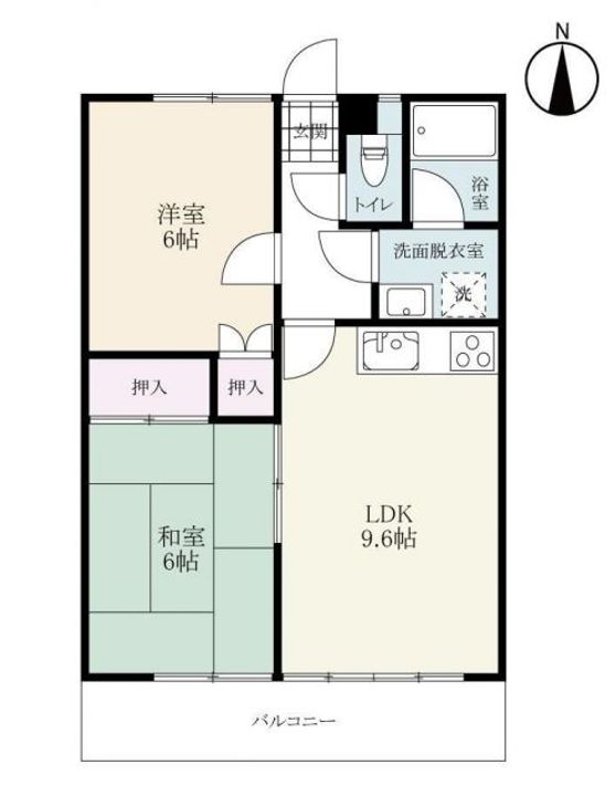 アーバンコーポマリの間取り