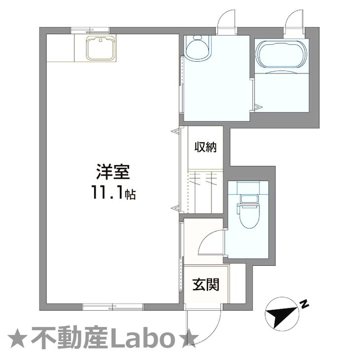 徳島県板野郡松茂町広島字二番越(アパート)の賃貸物件の間取り
