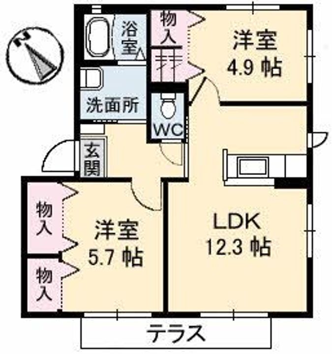 バリュージュ IIの間取り