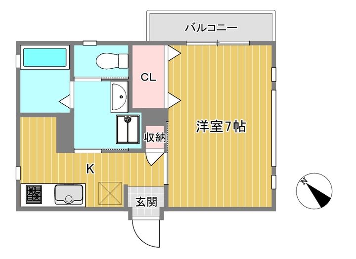 東京都中野区鷺宮4(マンション)の賃貸物件の間取り