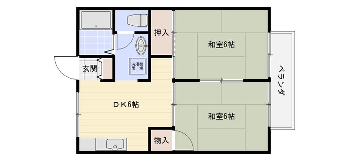 セジュール翠の間取り
