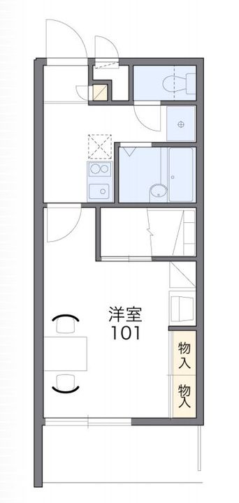 沖縄県那覇市銘苅3(アパート)の賃貸物件の間取り