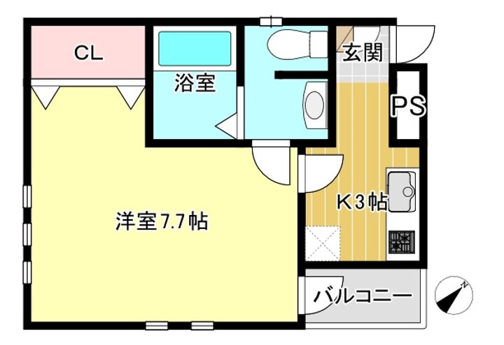 Aレガート新浜松駅西の間取り
