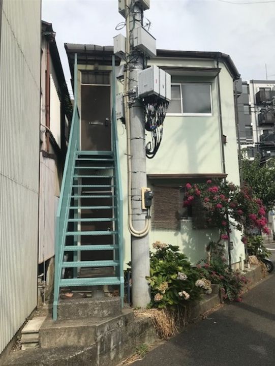 神奈川県川崎市中原区上丸子山王町1(アパート)の賃貸物件の外観