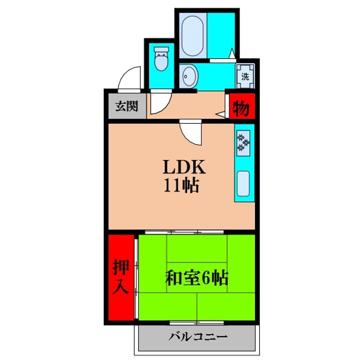 グランフェルティの間取り