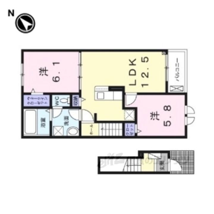 ルナハイツ5の間取り