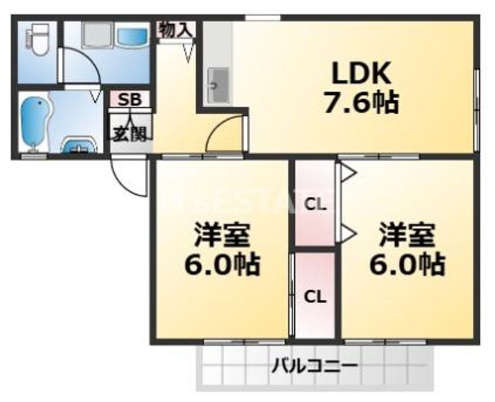 メゾン・ド・ファミーユの間取り