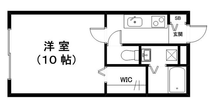 滋賀県東近江市東沖野2(アパート)の賃貸物件の間取り