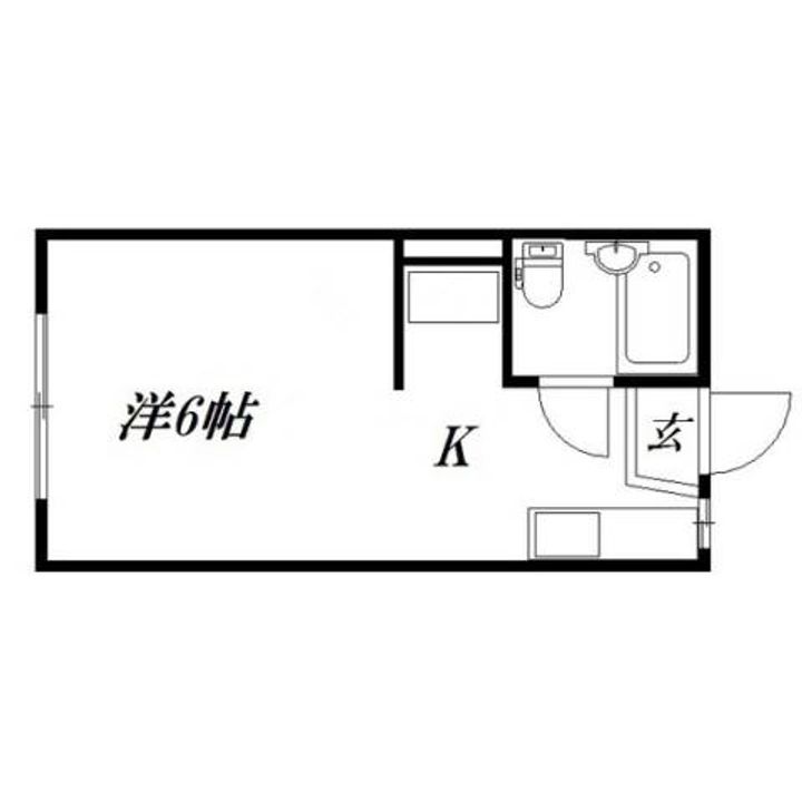 静岡県浜松市中央区文丘町(アパート)の賃貸物件の間取り
