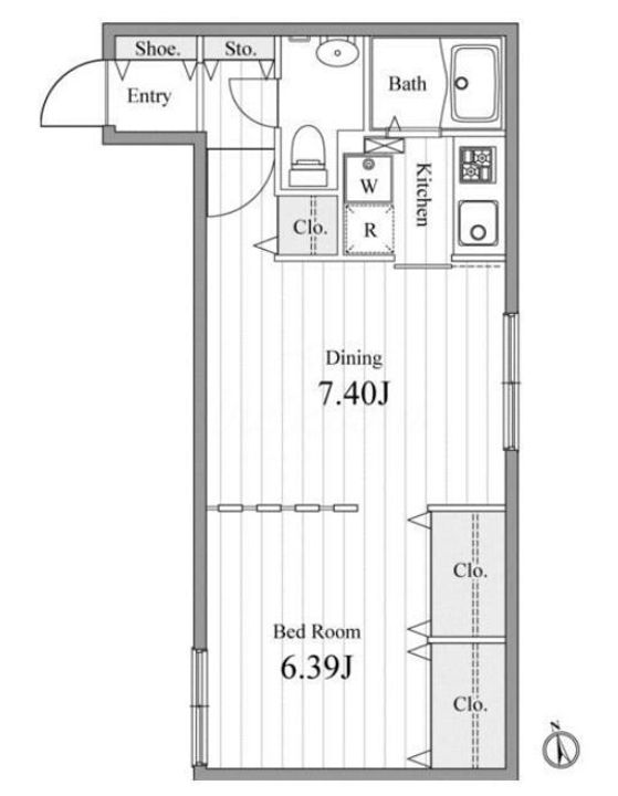 ZESTY松陰神社IIの間取り