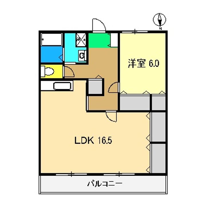 エレガンスYOU B棟の間取り