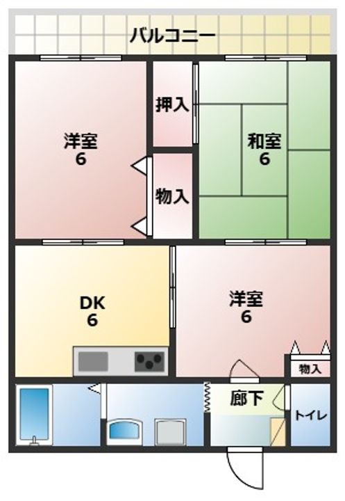 サンモール富堂IIの間取り