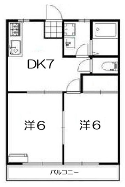 群馬県伊勢崎市富塚町(マンション)の賃貸物件の間取り