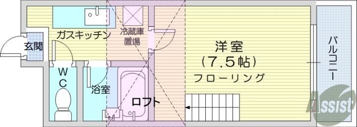 サンライズツツミの間取り