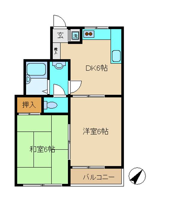 シャムロックの間取り