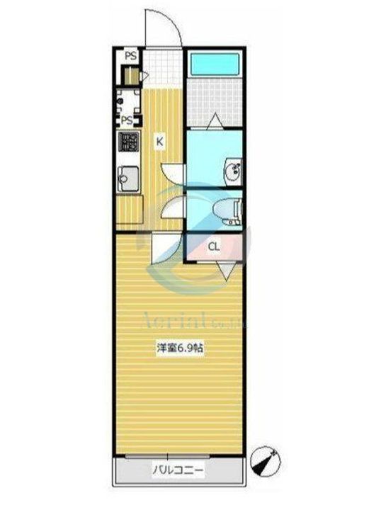 千葉県市川市湊新田2(マンション)の賃貸物件の間取り
