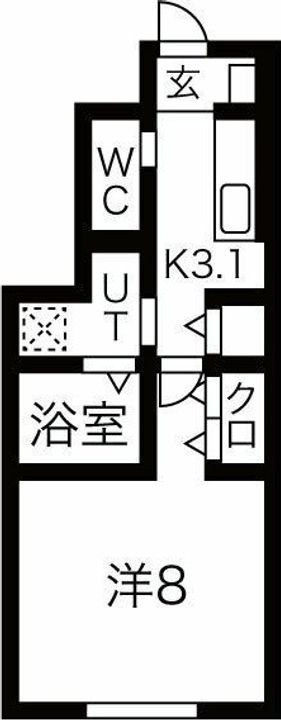 grand claire(グランクレール)A棟の間取り