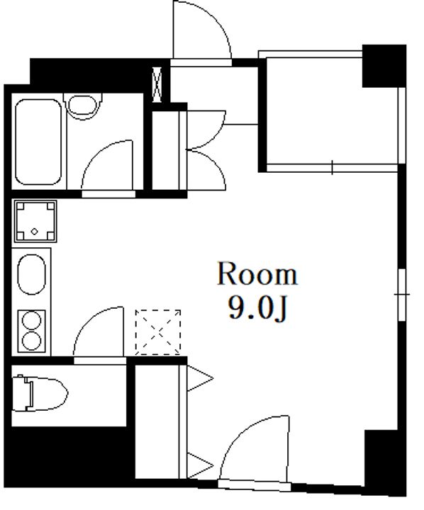 東京都中野区本町4(マンション)の賃貸物件の間取り