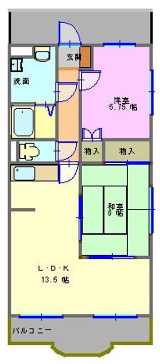 オアシスK&KIIの間取り