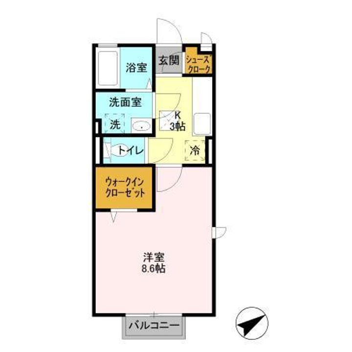 ディアコートの間取り