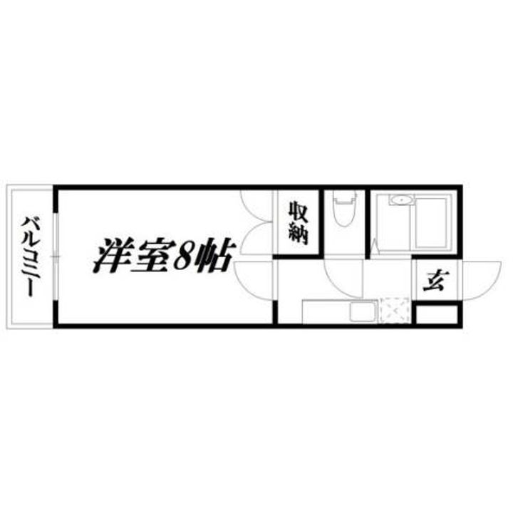静岡県浜松市中央区東三方町(マンション)の賃貸物件の間取り