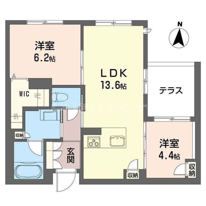 THE SENSEの間取り