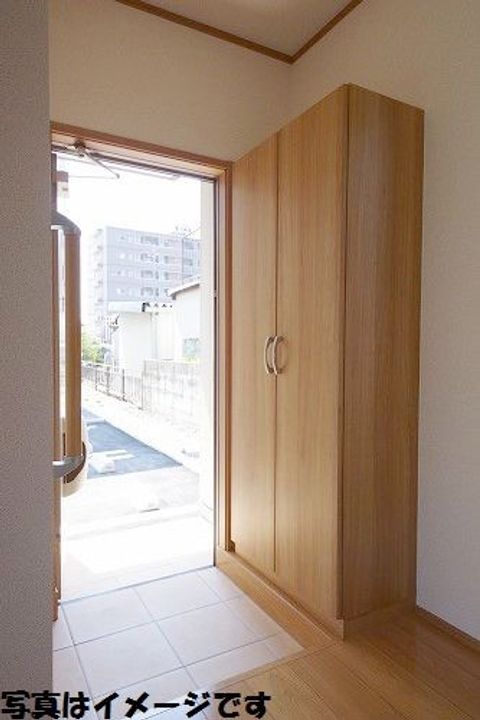 栃木県宇都宮市石井町(一戸建)の賃貸物件の玄関