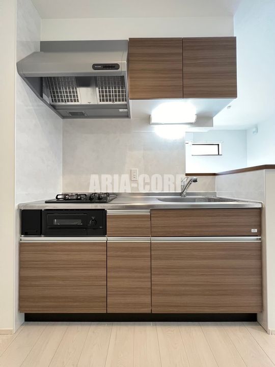 滋賀県大津市西の庄(アパート)の賃貸物件のキッチン