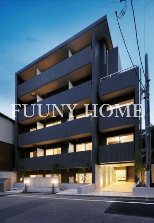 東京都目黒区東山2(マンション)の賃貸物件の地図