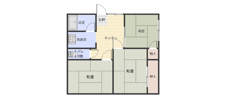 あかぎコーポの間取り