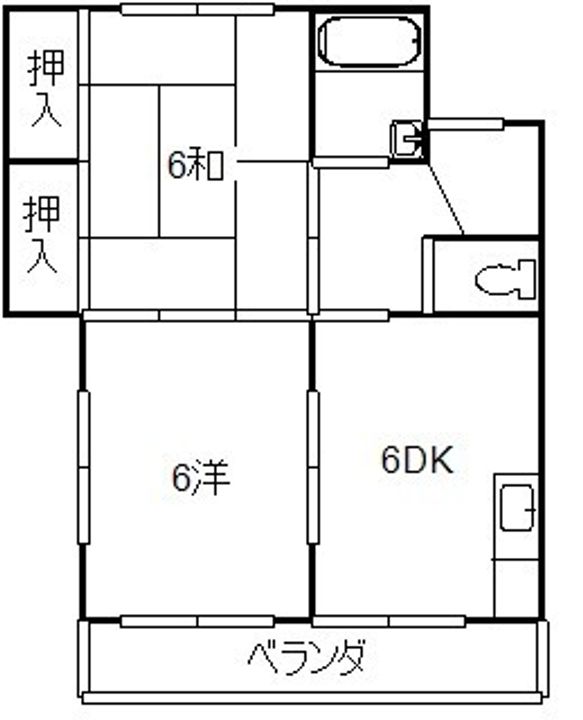 ロイヤルハイツ 202の間取り