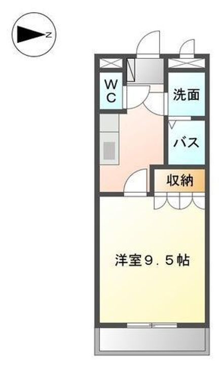 メルヴェーユ宮崎の間取り