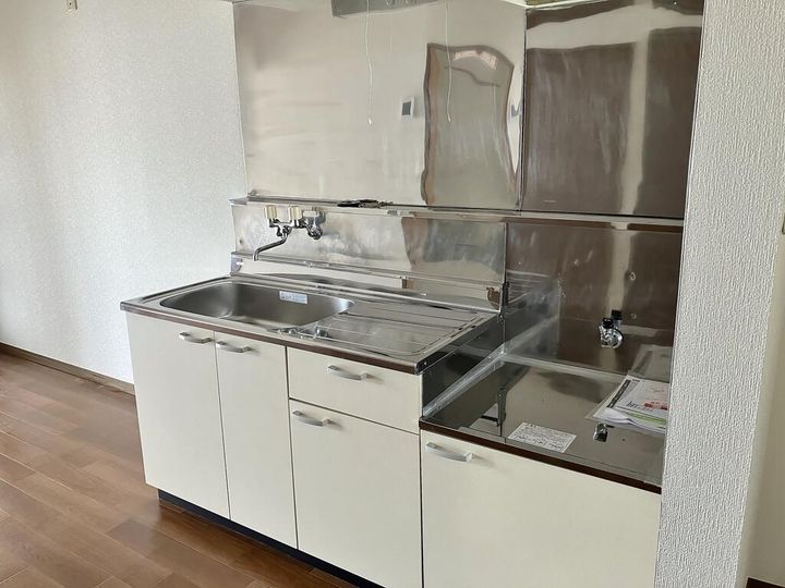 宮城県仙台市青葉区中山1(アパート)の賃貸物件のキッチン