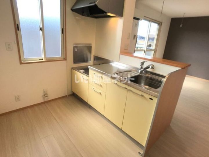 栃木県栃木市大平町富田(アパート)の賃貸物件のキッチン