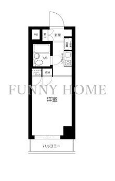 スカイコート世田谷第4の間取り