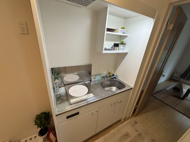 宮城県仙台市若林区連坊2(アパート)の賃貸物件のキッチン
