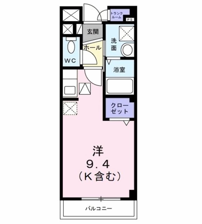 東京都八王子市下柚木2(マンション)の賃貸物件の間取り