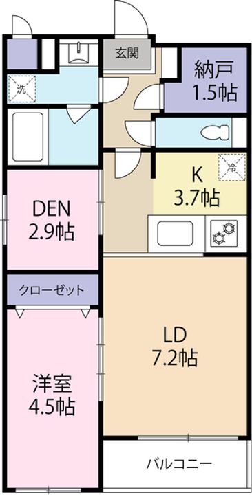 スペラートスの間取り