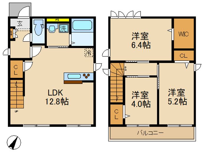 千葉県我孫子市白山1(一戸建)の賃貸物件の間取り