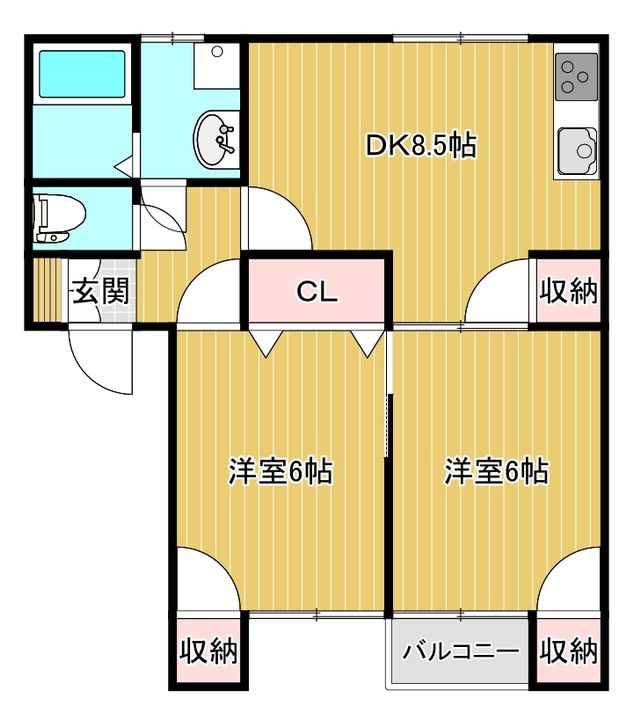 コンプリオの間取り