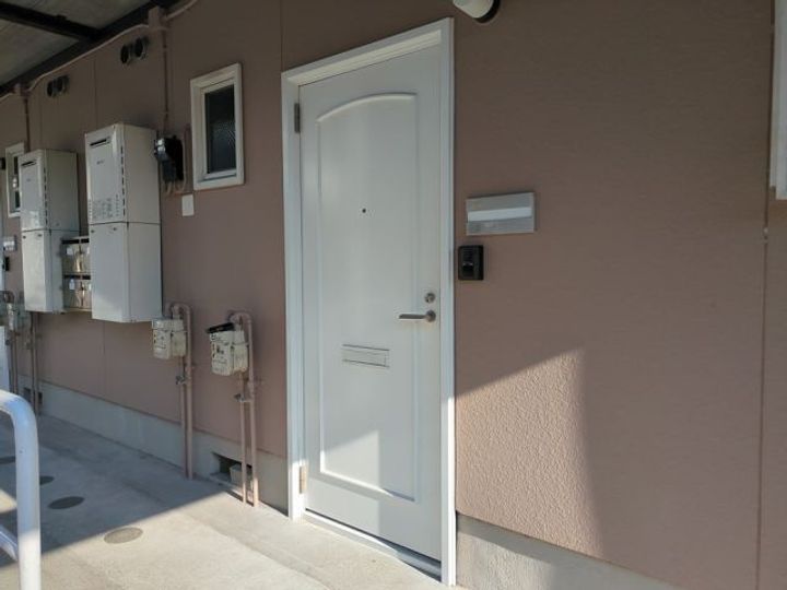 コーポ杉田No.1の玄関