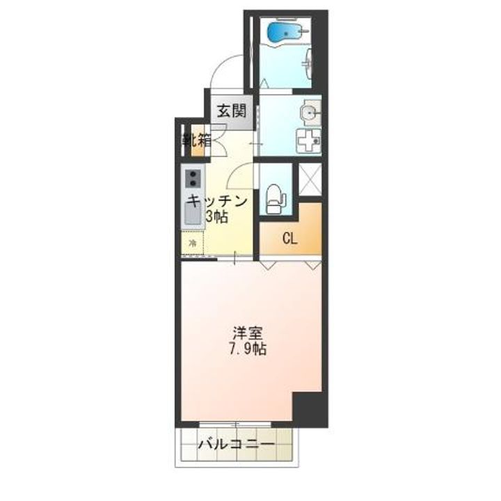 クリム岸里の間取り