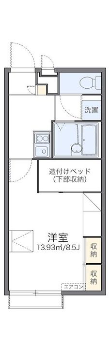 東京都府中市矢崎町1(アパート)の賃貸物件の間取り