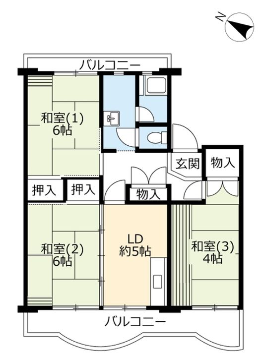 UR南花台の間取り
