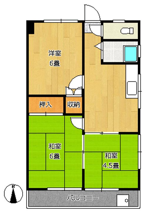 ショウサンハイツの間取り