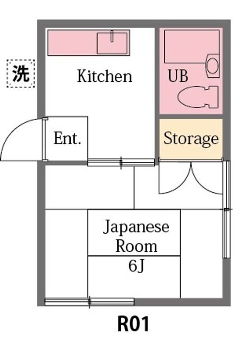 埼玉県東松山市大字岩殿(アパート)の賃貸物件の間取り